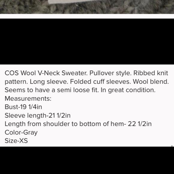 COS wool mohair jumper - Picture 8 of 8